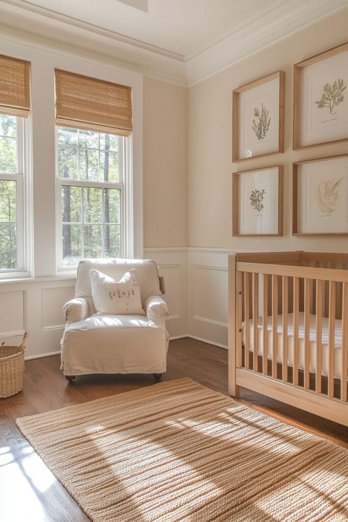 Zen Neutral Nursery Design