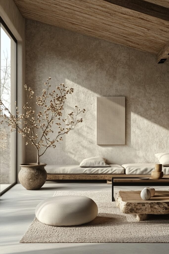 Zen Winter Room