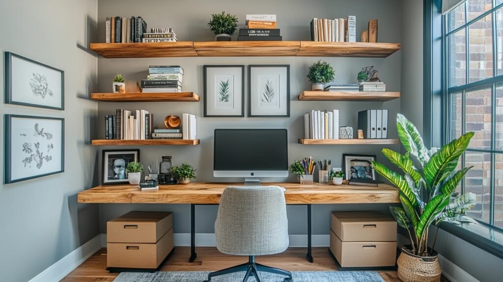 tiny apartment home office
