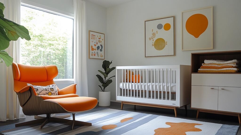 tiny apartment nursery
