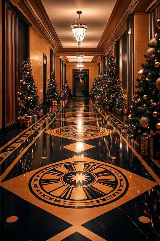 Art Deco Hallway Glamour