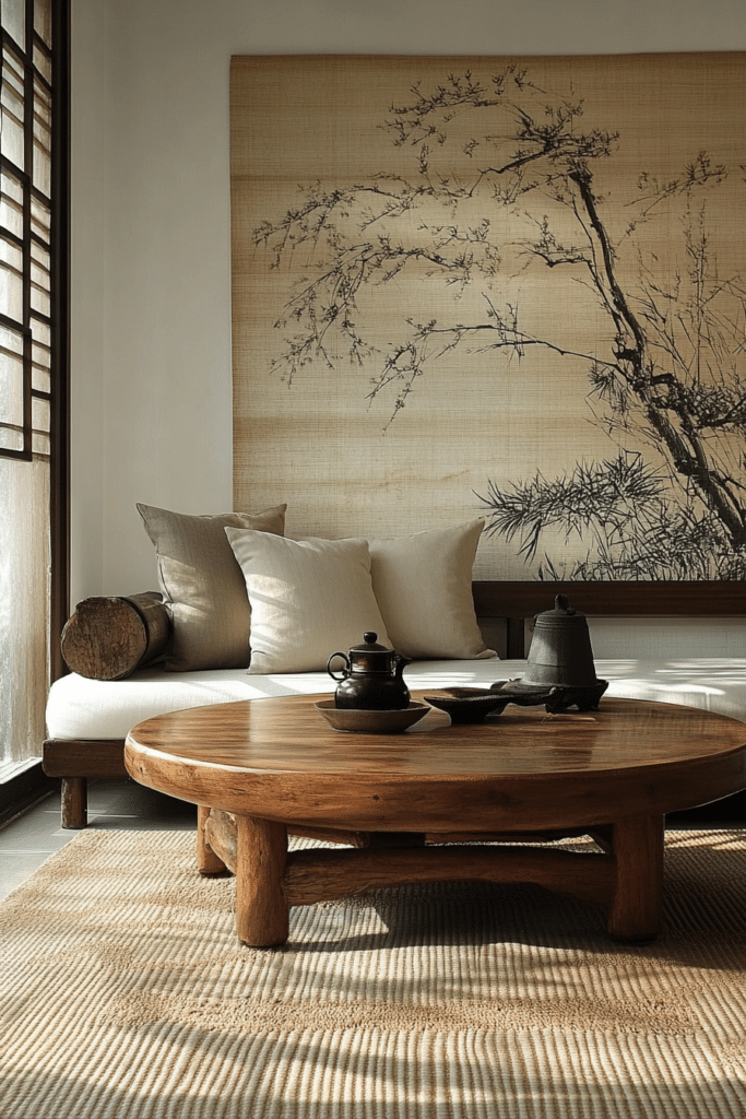 Asian-Inspired Zen Space