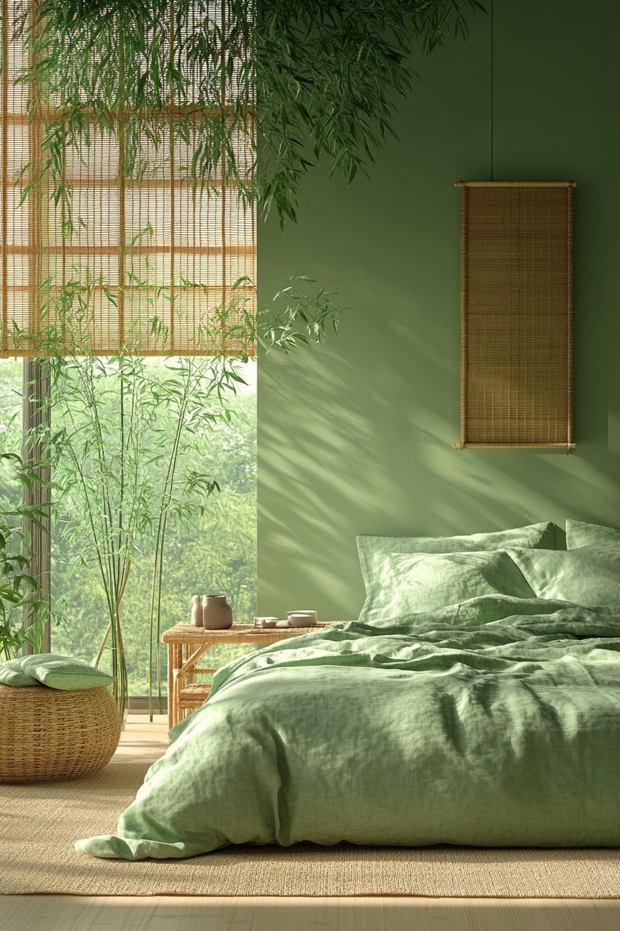 29 Green Fantasy Bedroom Ideas For A Tranquil And Enchanting Space ...
