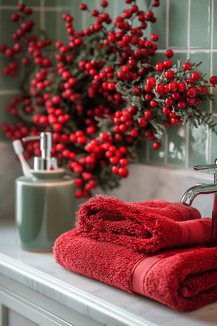 29 Christmas Bathroom Decor Ideas For A Stylish And Merry Bathroom