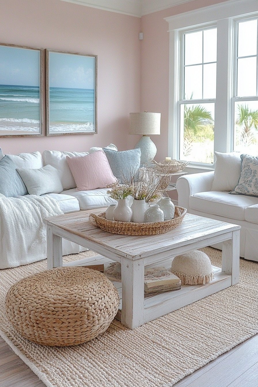 29 Pink Living Room Ideas To Brighten Your Space With A Playful Twist - Learn California