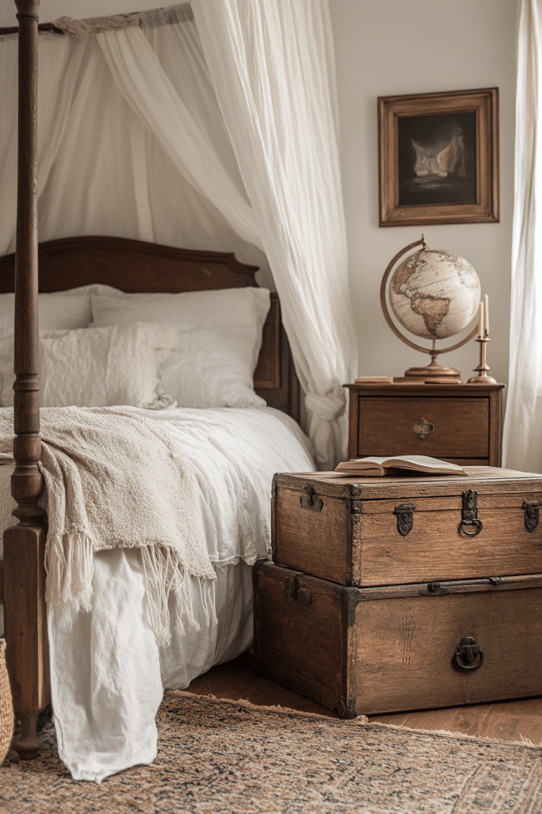 29 Antique Bedroom Ideas That Blend Vintage And Modern Styles - Learn ...