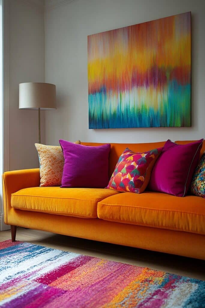 Color Pops in Streamlined Spaces