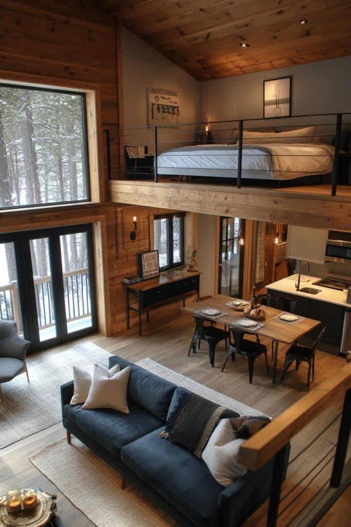 Contemporary Loft Cabin