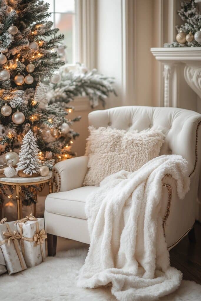 Cozy Reading Nook for the Holidays