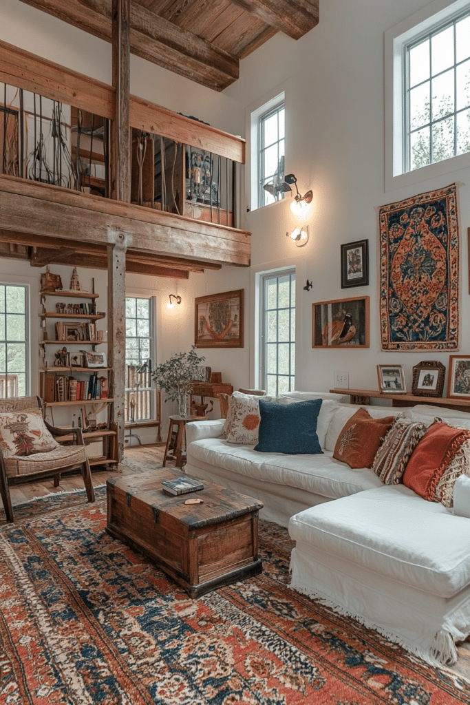 Creative Flair Barndominium Living Room