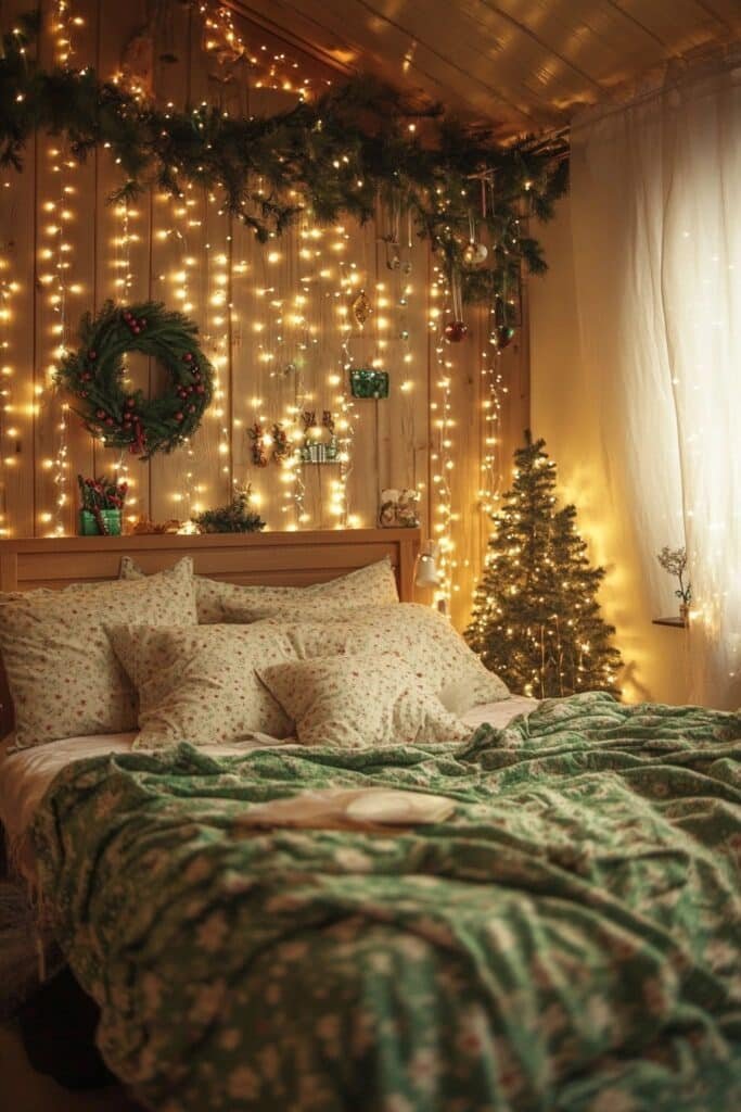 Dreamy Christmas Bedroom Retreat