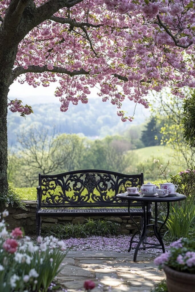 English Garden Bench Elegance