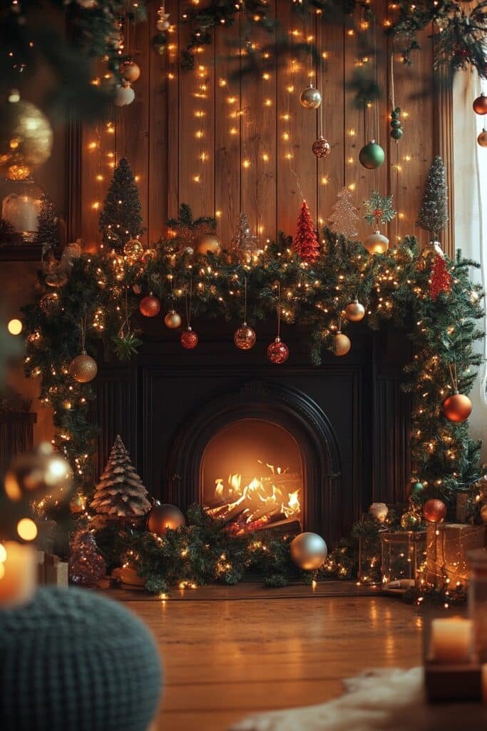 Fairy Light Magic Fireplace