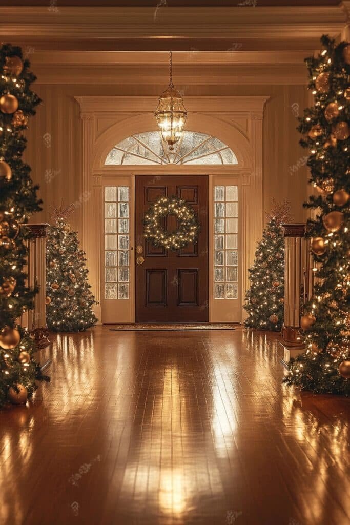 Festive Entryway Grandeur