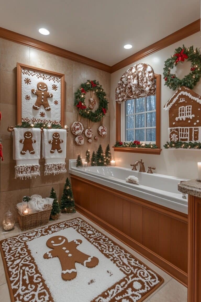 29 Christmas Bathroom Decor Ideas For A Stylish And Merry Bathroom ...