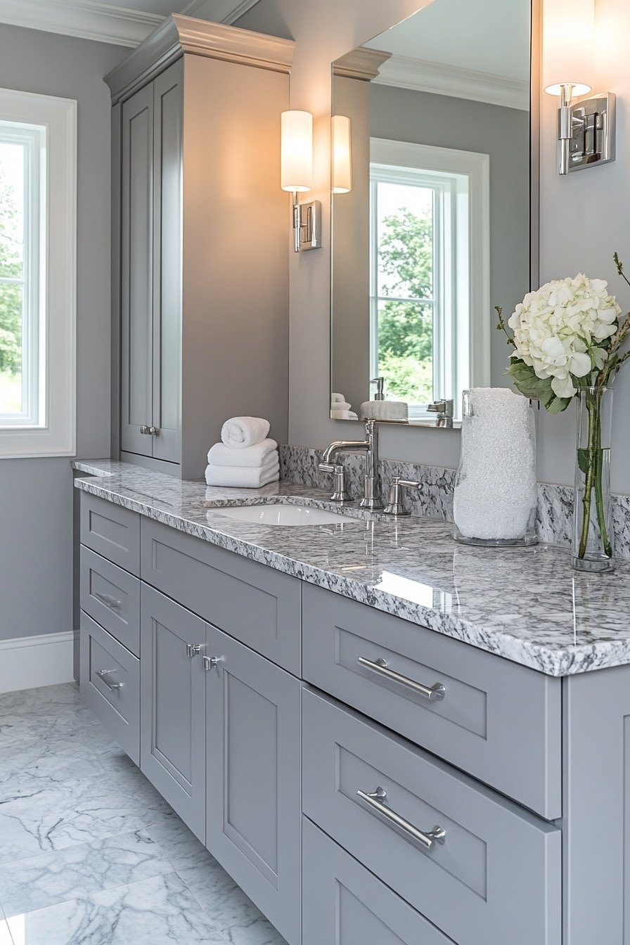 29 Grey Bathroom Decor Ideas For A Modern And Chic Space - Learn California