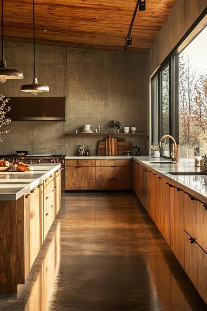 Minimalist Marvel Barndominium Kitchen