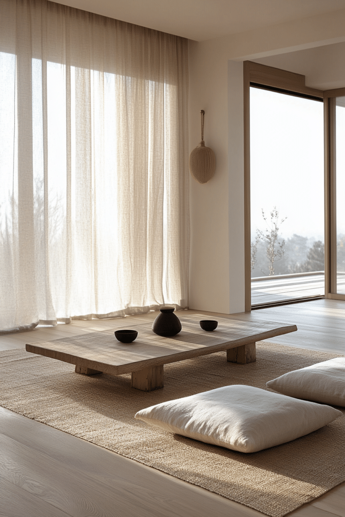 Minimalist Meditation Room