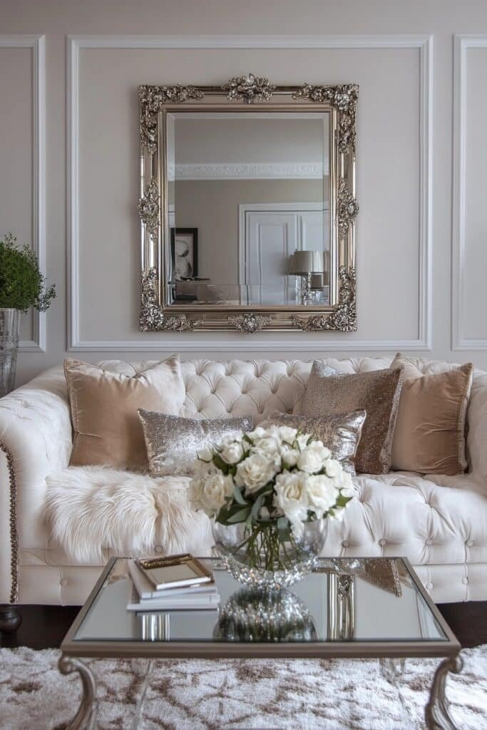 Mirrored Glam Accents