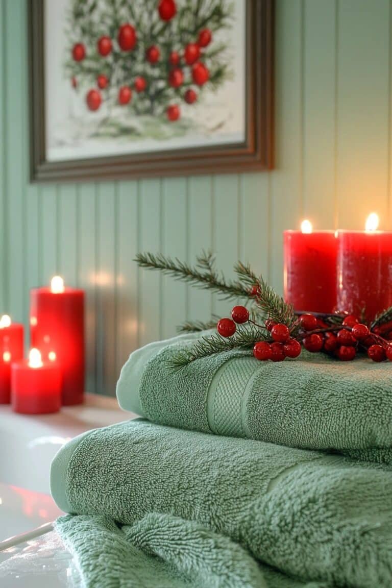 29 Christmas Bathroom Decor Ideas For A Stylish And Merry Bathroom ...