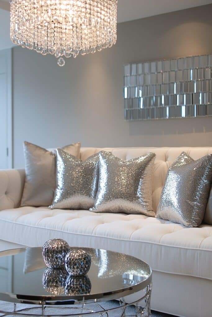 Modern Glam Living Areas