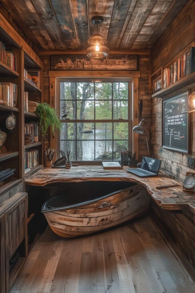 Rowing-Themed Office