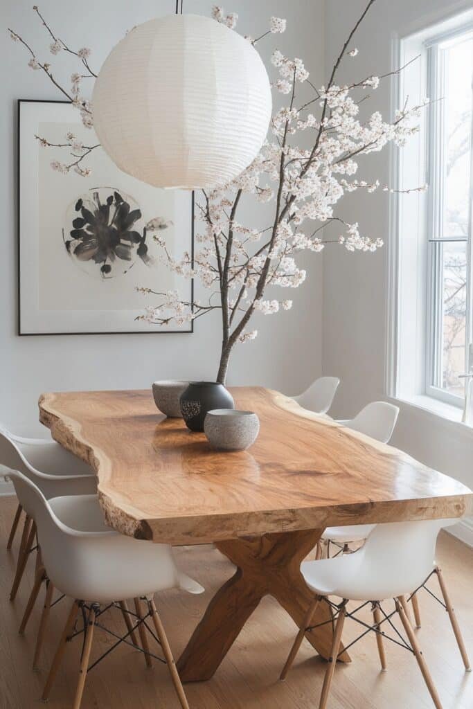 Sakura-Inspired Dining Room