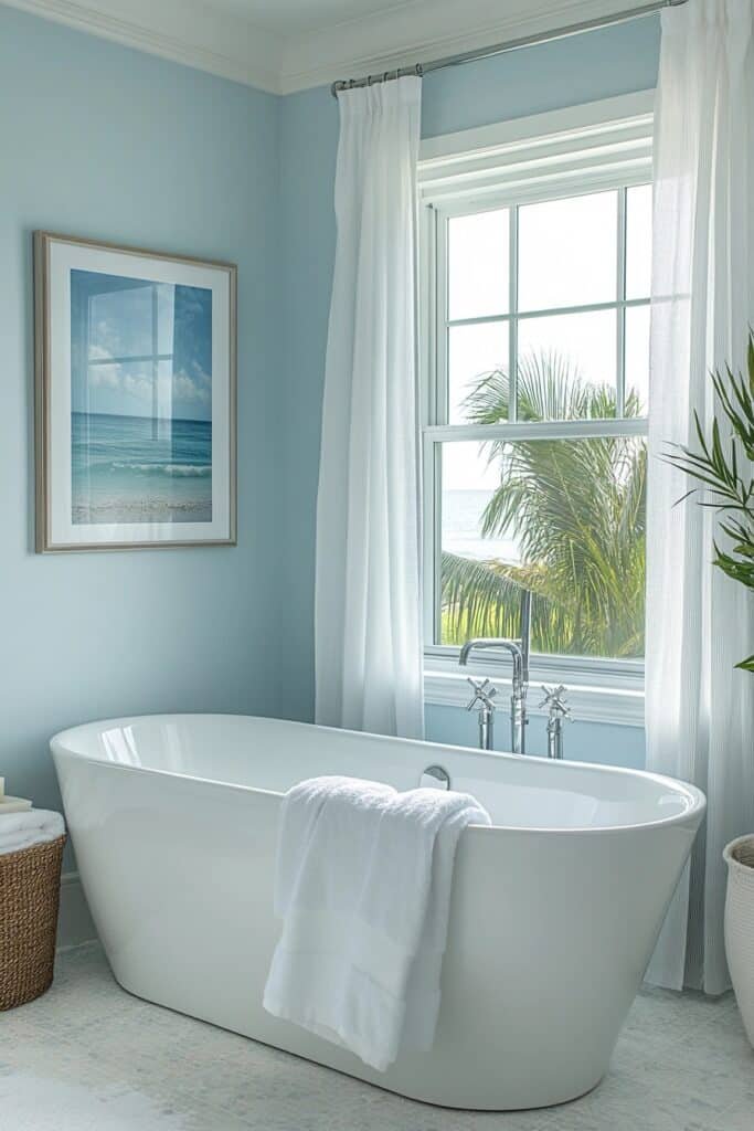 Serene Seaside Bath