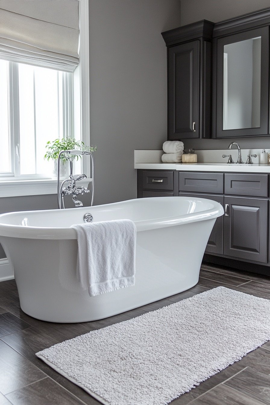 29 Grey Bathroom Decor Ideas For A Modern And Chic Space - Learn California