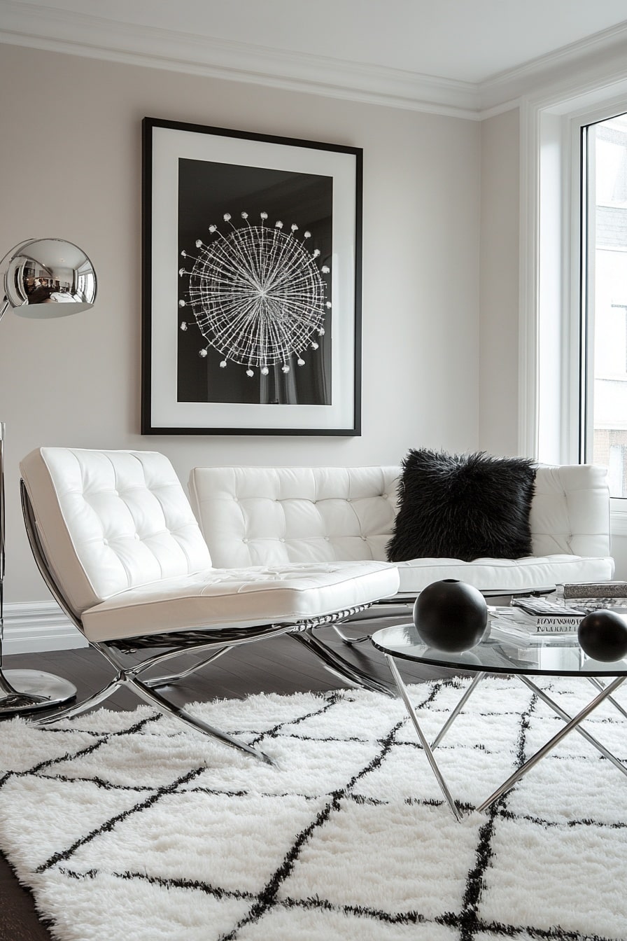 Natural Fiber Scandinavian Living Room