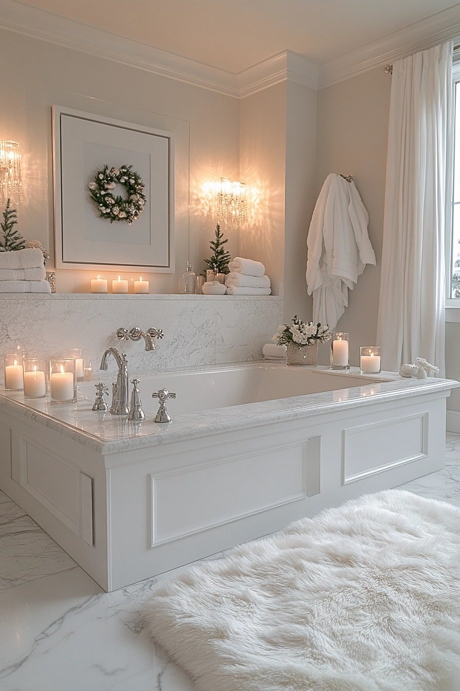 29 Christmas Bathroom Decor Ideas For A Stylish And Merry Bathroom ...