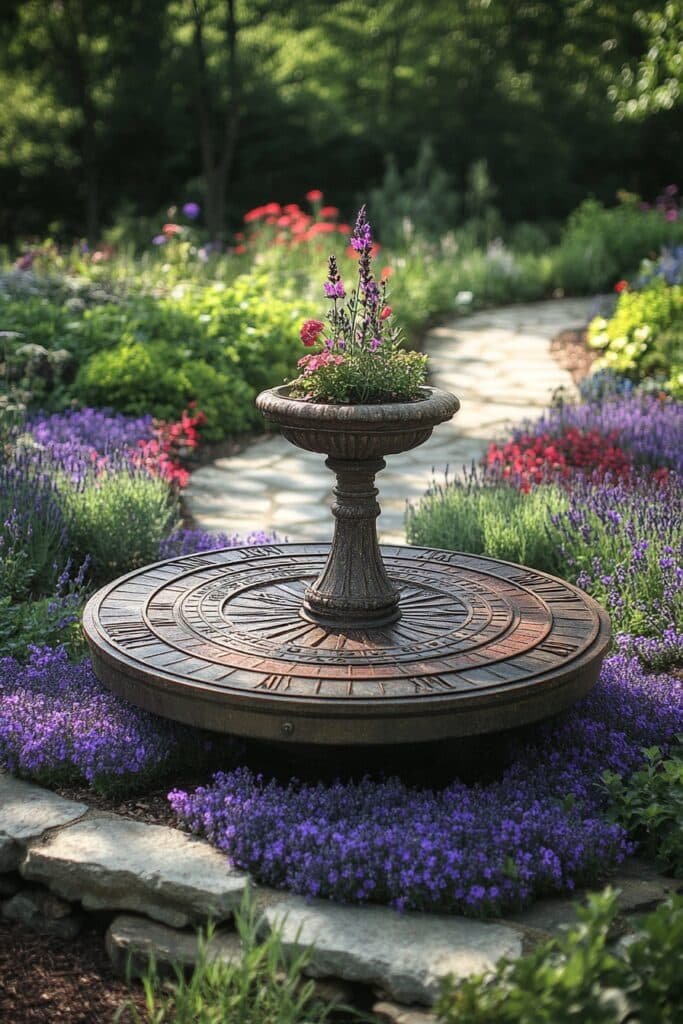 Sundial Garden Charm