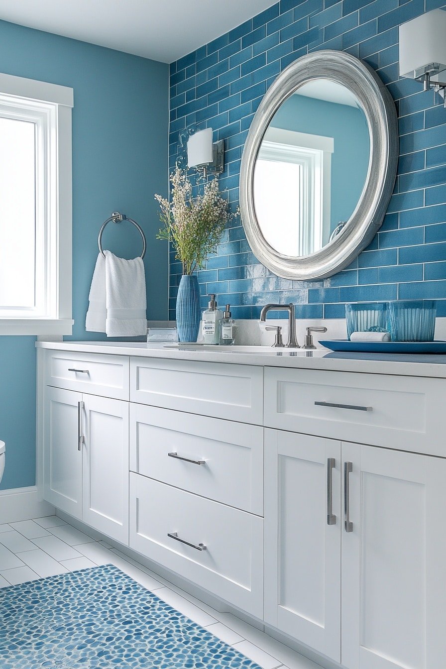 29 Blue Bathroom Decor Ideas To Refresh Your Bathroom Design - Learn ...