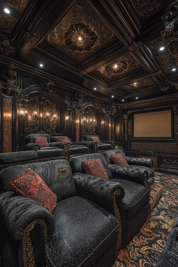 Victorian Home Theater Design