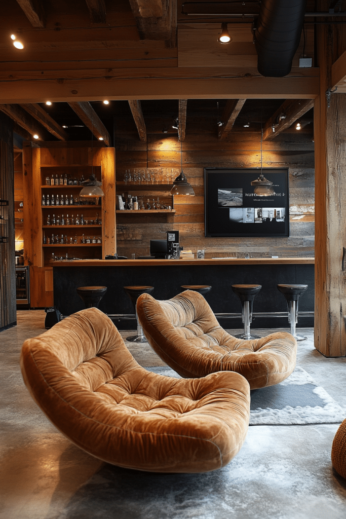 Visionary Barndominium Living Room