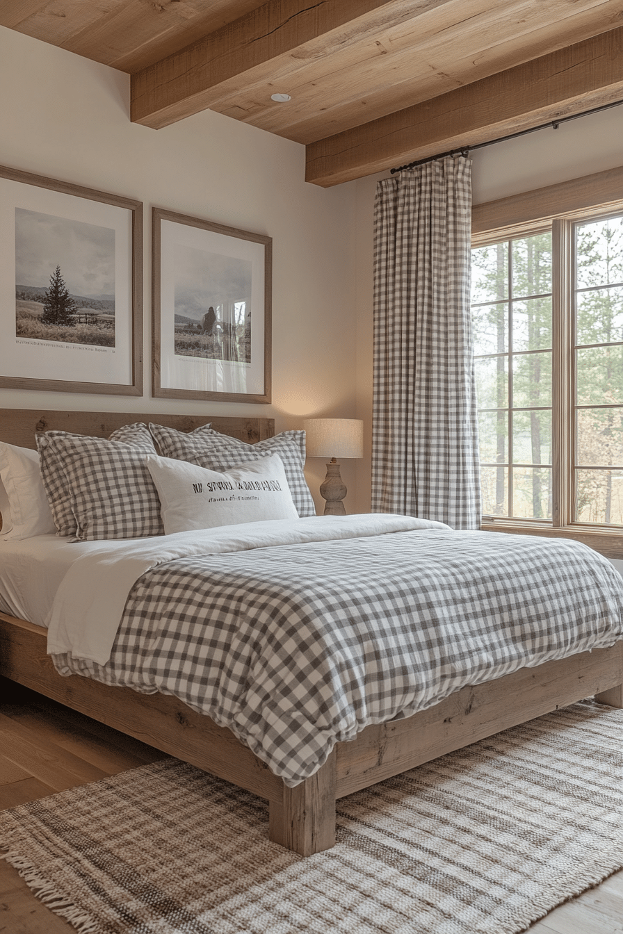 rustic farmhouse bedroom