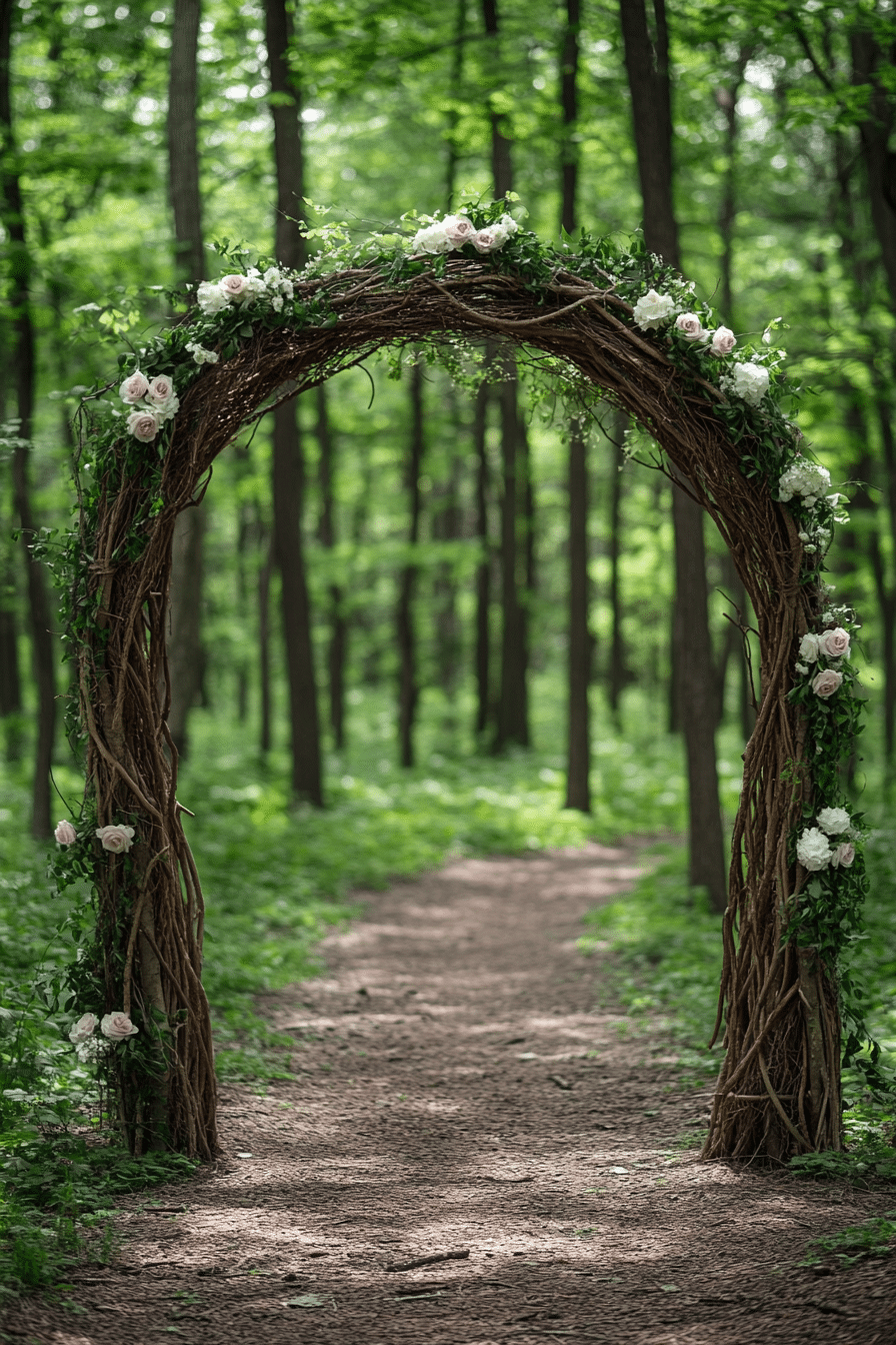 boho wedding arch