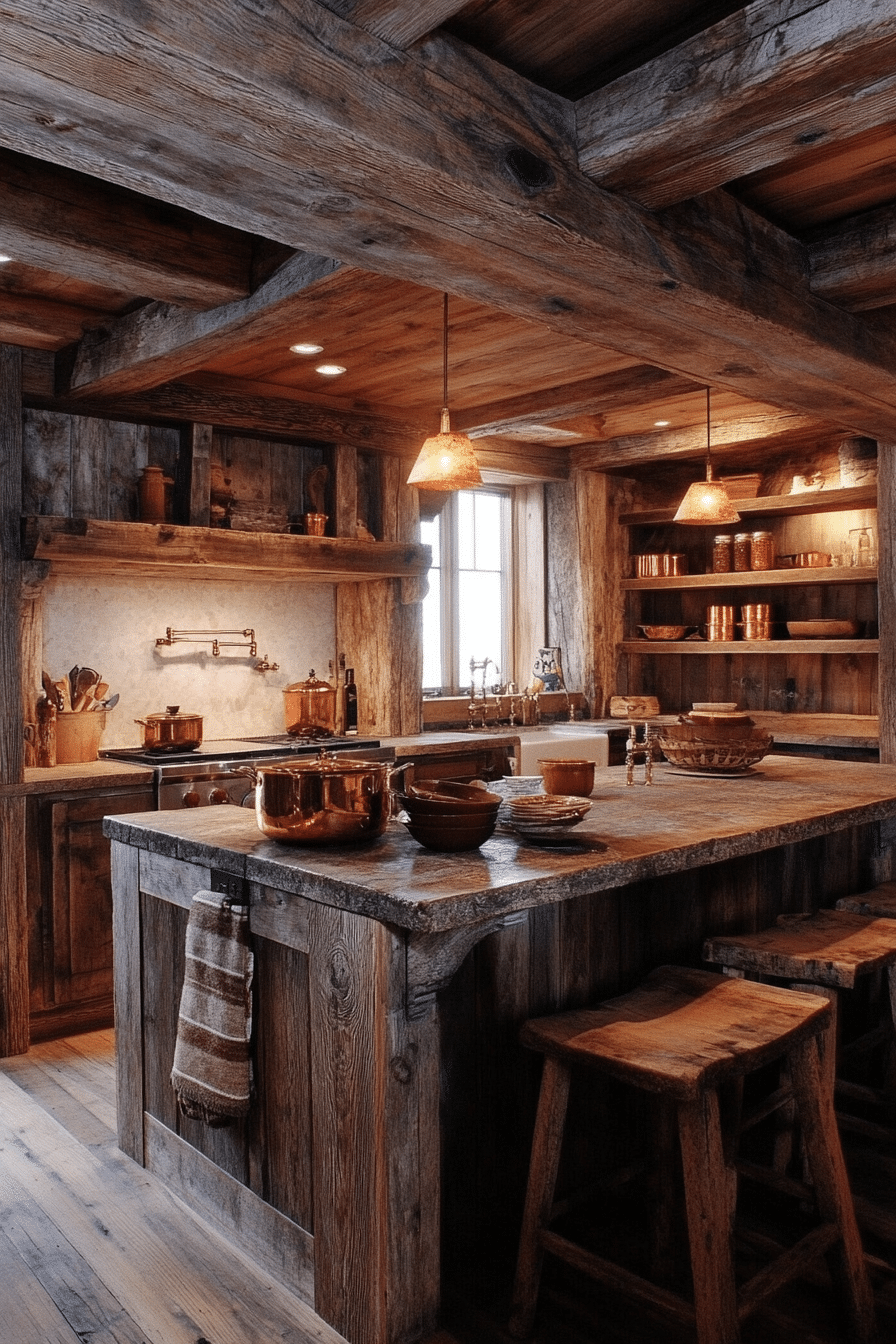 little cabin kitchen