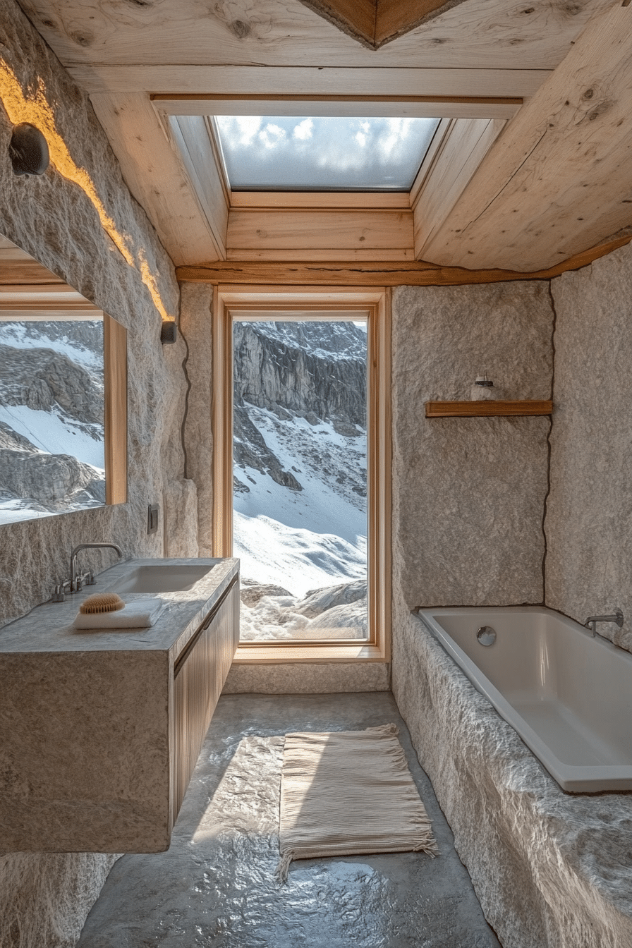 little cabin bathroom