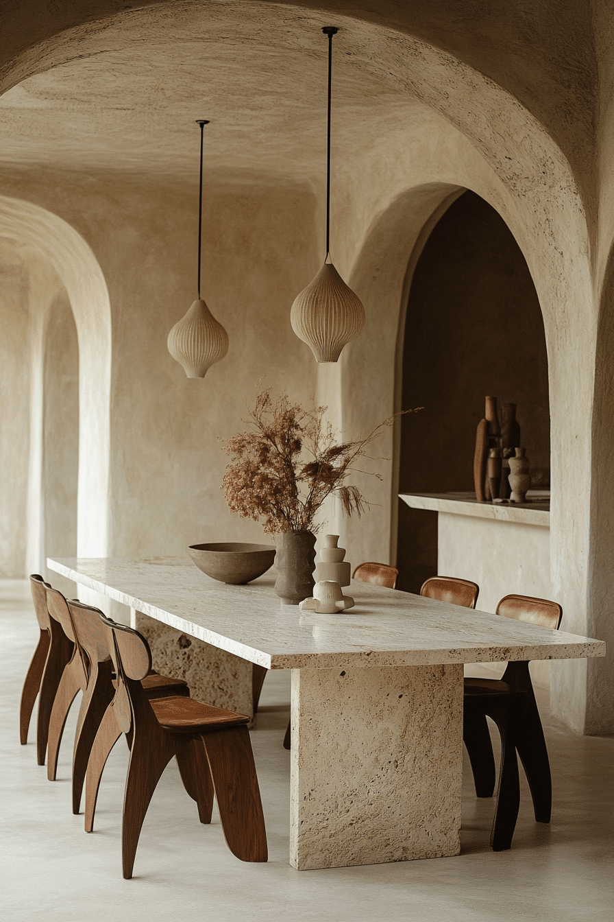 wabi sabi dining room