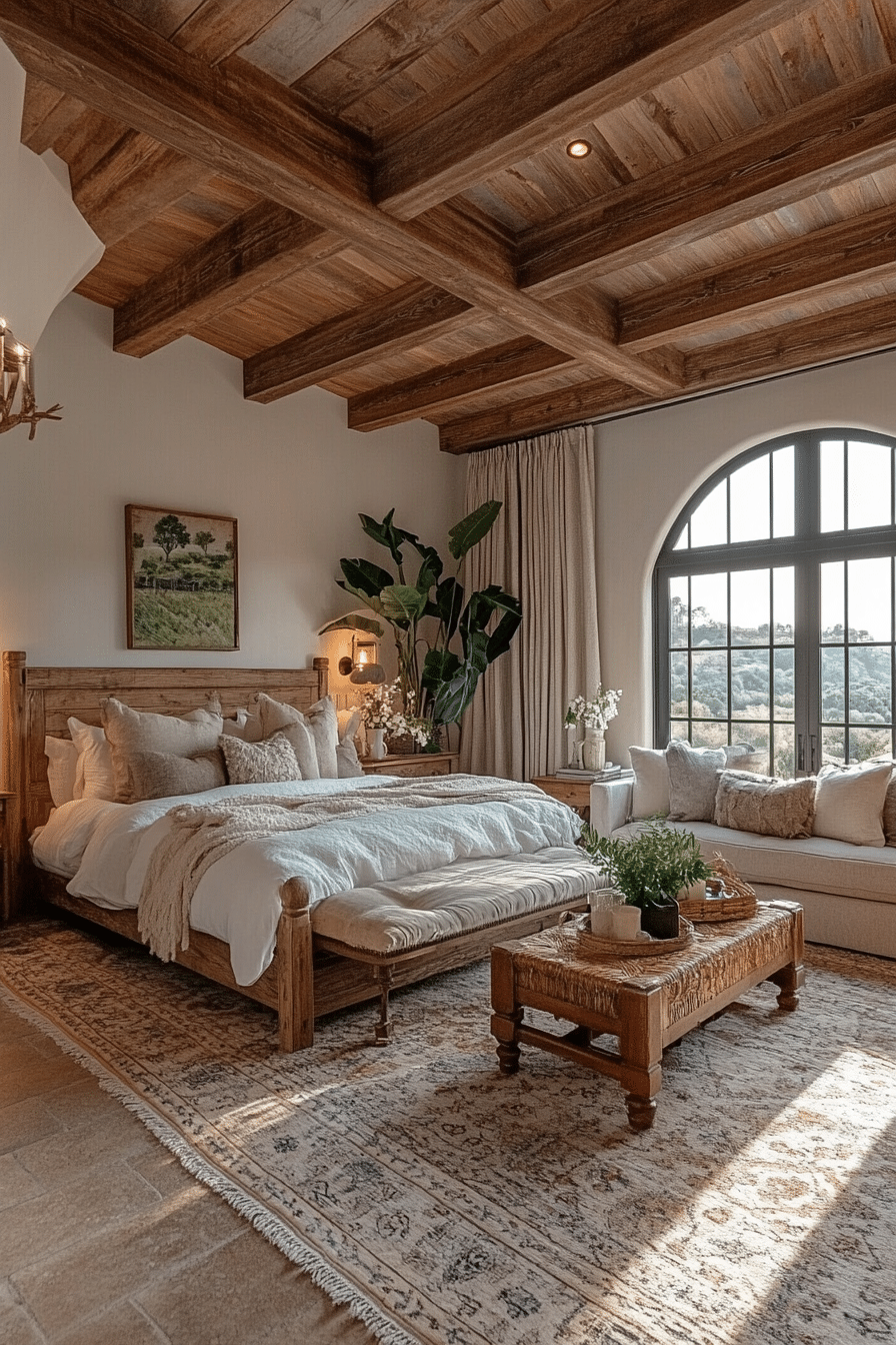 rustic farmhouse bedroom