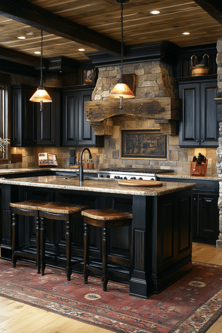 rustic kitchen cabinets