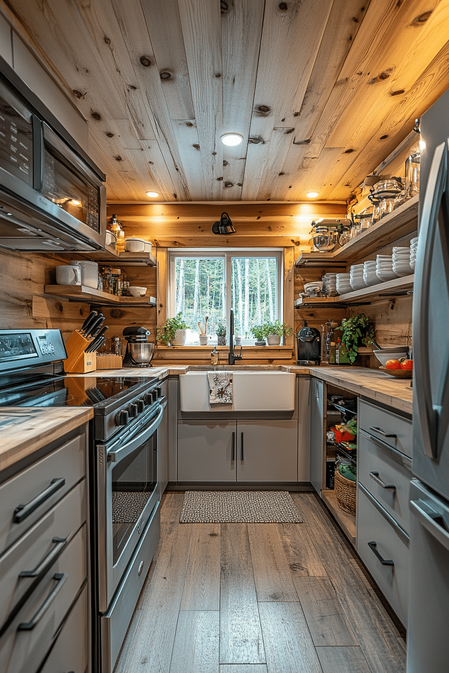 little cabin kitchen