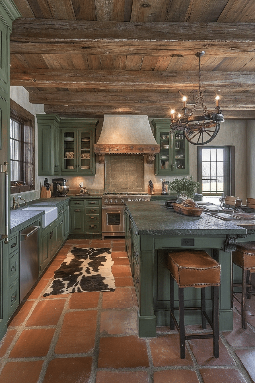 rustic kitchen cabinets