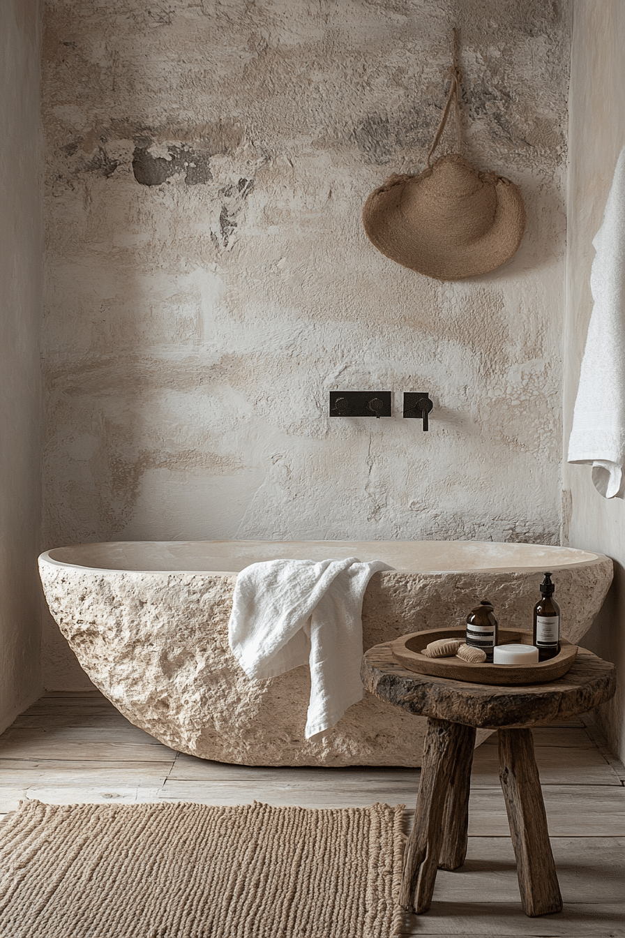 wabi sabi bathroom