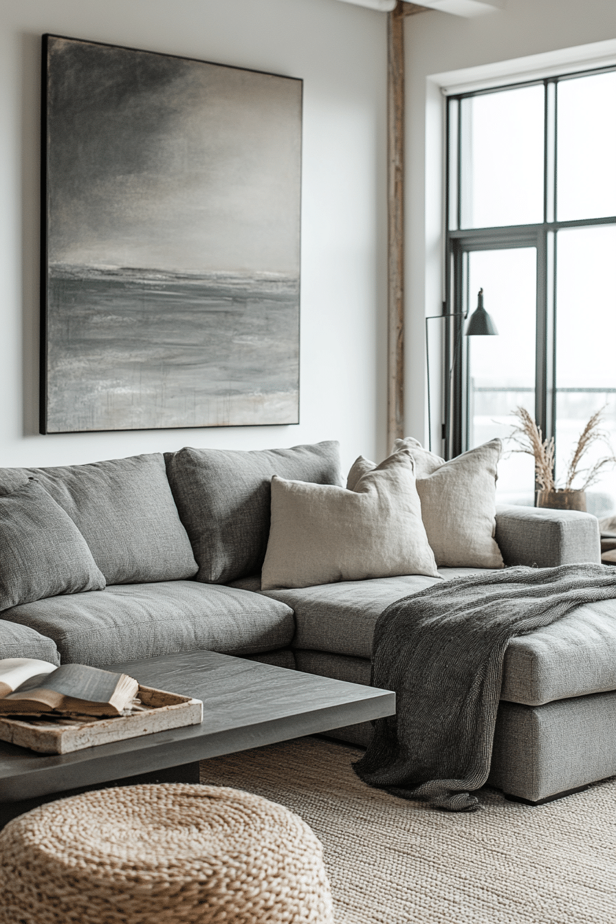 Grey sofa living room ideas