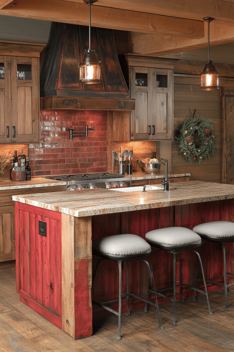 rustic kitchen cabinets