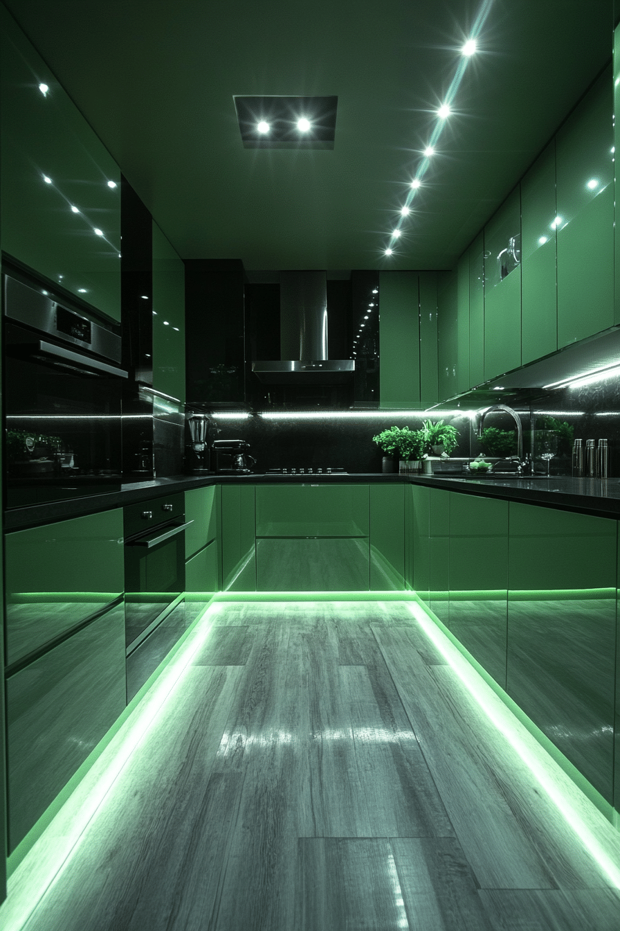 sage green kitchen