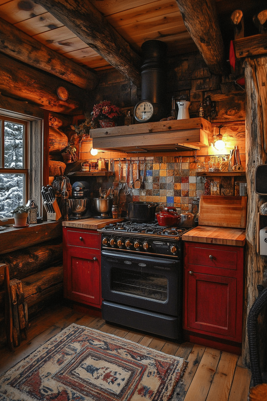 little cabin kitchen