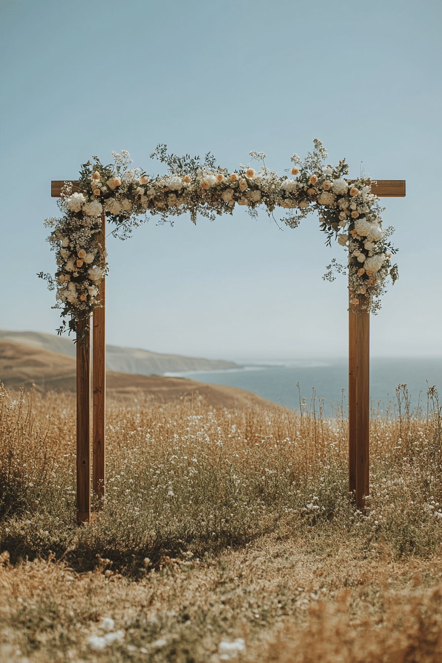 boho wedding arch